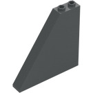 LEGO Dark Stone Gray Slope 1 x 6 x 5 (55°) with Bottom Stud Holder (2937)