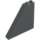 LEGO Dark Stone Gray Slope 1 x 6 x 5 (55°) without Bottom Stud Holders (30249)