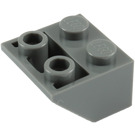 LEGO Dark Stone Gray Slope 2 x 2 (45°) Inverted with Flat Spacer Underneath (3660)