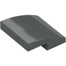 LEGO Dark Stone Gray Slope 2 x 2 Curved (15068)