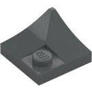 LEGO Dark Stone Gray Slope 2 x 2 Curved with Corner (4190)