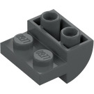 LEGO Gris piedra oscuro Con pendiente 2 x 2 x 1 Curvo Invertido (1750)