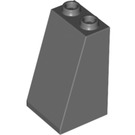 LEGO Dark Stone Gray Slope 2 x 2 x 3 (75°) Hollow Studs, Rough Surface (3684 / 30499)