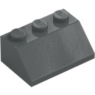 LEGO Tmavě kamenná šedá Sklon 2 x 3 (45°) (3038)