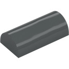 LEGO Dark Stone Gray Slope 2 x 4 Curved with Groove (6192 / 30337)