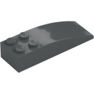 LEGO Dark Stone Gray Slope 2 x 6 Curved (44126)