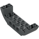 LEGO Dark Stone Gray Slope 2 x 8 x 2 Curved Inverted Double (11301 / 28919)