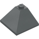 LEGO Dark Stone Gray Slope 3 x 3 (25°) Corner (3675)