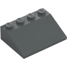 LEGO Donker steengrijs Helling 3 x 4 (25°) (3016 / 3297)