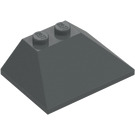 LEGO Gris piedra oscuro Con pendiente 3 x 4 Doble (45° / 25°) (4861)