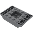 LEGO Grigio pietra scuro Pendenza 4 x 6 (45°) Doppio Invertito (30183)