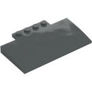 LEGO Grigio pietra scuro Pendenza 5 x 8 x 0.7 Curvo (15625)