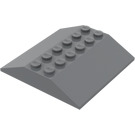 LEGO Dark Stone Gray Slope 6 x 6 (25°) Double (4509)