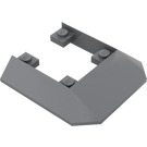 LEGO Grigio pietra scuro Pendenza 6 x 6 con Ritaglio (2876)