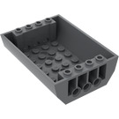 LEGO Grigio pietra scuro Pendenza 6 x 8 x 2 Curvo Invertito Doppio (45410)