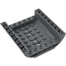 LEGO Dark Stone Gray Slope 8 x 8 x 2 Curved Inverted Double (54091)