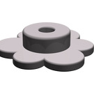 LEGO Dark Stone Gray Small Flower (3742)