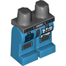 LEGO Gris pierre foncé Espacer Minifigure Hanches et jambes avec Pocket, Patch et Kneepads (3815 / 97510)