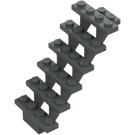 LEGO Dunkles Steingrau Treppe 7 x 4 x 6 Open (30134)