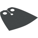 LEGO Dark Stone Gray Standard Cape with Regular Starched Texture (20458 / 50231)