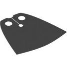 LEGO Dark Stone Gray Standard Cape with Regular Starched Texture (20458 / 50231)