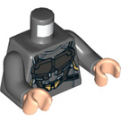 LEGO Dunkles Steingrau Star-Lord Minifig Torso (973 / 76382)