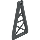 LEGO Dark Stone Gray Support 1 x 6 x 10 Girder Triangular (64449)