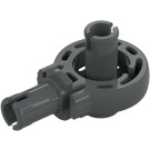 LEGO Dark Stone Gray Technic Click Rotation Bushing with Two Pins (47455)