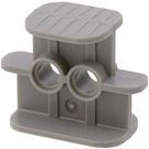 LEGO Dark Stone Gray Technic Rubber Band Holder Small with Pinholes (41752)