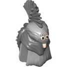 LEGO Dark Stone Gray Thi-Sen Head (87954)