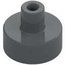 LEGO Grigio pietra scuro Piastrella 1 x 1 Rotondo con Hollow Barra (20482 / 31561)