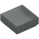LEGO Dark Stone Gray Tile 1 x 1 with Groove (3070)