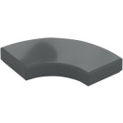 LEGO Dark Stone Gray Tile 2 x 2 Curved Corner (27925)