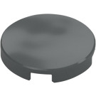 LEGO Dark Stone Gray Tile 2 x 2 Round with Bottom Stud Holder (14769)