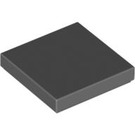 LEGO Dark Stone Gray Tile 2 x 2 with Groove (3068)