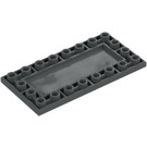 LEGO Dark Stone Gray Tile 4 x 8 Inverted (83496)