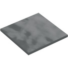 LEGO Dark Stone Gray Tile 6 x 6 with Bottom Tubes (10202)