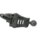 LEGO Donker steengrijs Toa Arm / Been met Vents, Joint, en Bal Beker (60899)