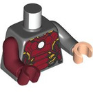 LEGO Gris piedra oscuro Tony Stark Minifigura Torso (973 / 76382)