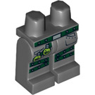 LEGO Gris pierre foncé Toxikita Minifigure Minifigure Hanches et jambes (3815 / 18294)