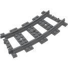 LEGO Mörk Stengrå Tåg Track Böjd 22.5° (53400 / 53405)