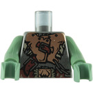 LEGO Dark Stone Gray Troll Torso (973 / 76382)