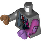 LEGO Dark Stone Gray Two-Face Minifig Torso (973 / 76382)