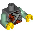 LEGO Tmavě kamenná šedá Viking Warrior Trup (973 / 76382)