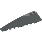 LEGO Dark Stone Gray Wedge 10 x 3 x 1 Double Rounded Left (50955)