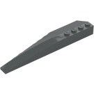 LEGO Dark Stone Gray Wedge 12 x 3 x 1 Double Rounded Right (42060 / 45173)