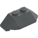 LEGO Grigio pietra scuro Cuneo 2 x 4 Triplo (47759)