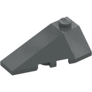 LEGO Dark Stone Gray Wedge 2 x 4 Triple Left (43710)