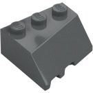 LEGO Dark Stone Gray Wedge 3 x 3 Right (48165)