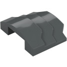 LEGO Dark Stone Gray Wedge 3 x 4 with Stepped Sides (66955)